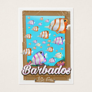 Barbados Tropical Fish Reiseplakat