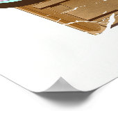 Barbados Tropical Fish Reiseplakat Poster (Ecke)