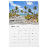 Barbados Tropical Island Wall Calendar Kalender (Feb 2027)
