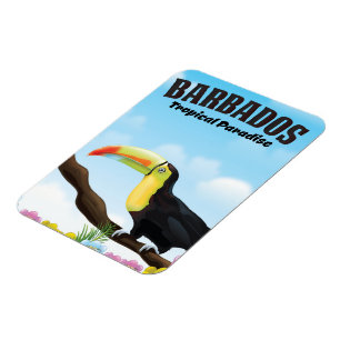 Barbados Tropical Paradise Reiseposter Magnet