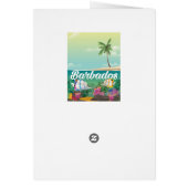 Barbados Unterwasser-Reiseplakat (Hinten)