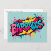Barbados Urlaub Gruß Postkarte (Vorne/Hinten)