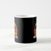 Barbados Vintag Palm Trees Summer Beach Kaffeetasse (Mittel)