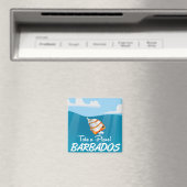 Barbados Vintage Reiseplakat Magnet (In Situ (Geschirrspüler))