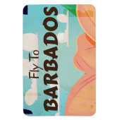 Barbados Vintage Reiseplakat Magnet (Vertikal)