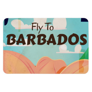 Barbados Vintage-Reiseposter Magnet