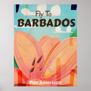 Barbados Vintage-Reiseposter Poster