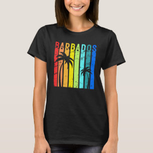 Barbados Vintages Design Urlaub Karibik Insel T-Shirt