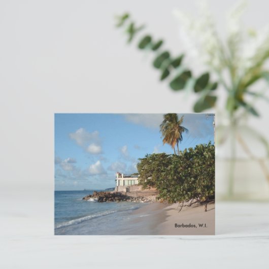 Barbados, W.I.PC Postkarte (Stehend Vorderseite)