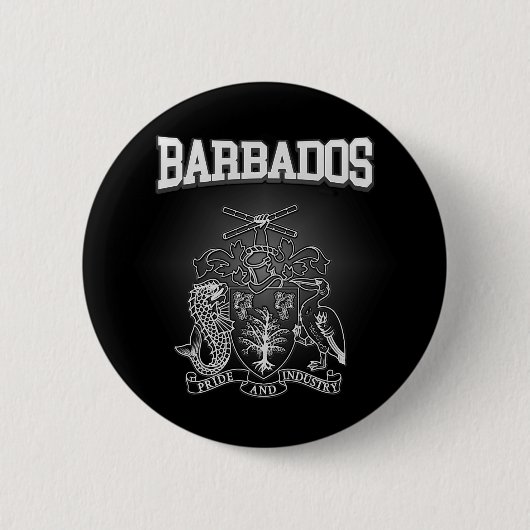 Barbados-Wappen Button (Vorderseite)