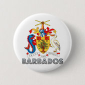 Barbados-Wappen Button (Vorderseite)