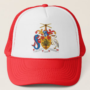 Barbados-Wappen Detail Truckerkappe