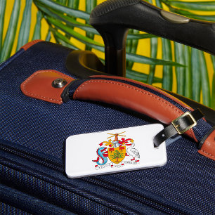 Barbados-Wappen Gepäckanhänger
