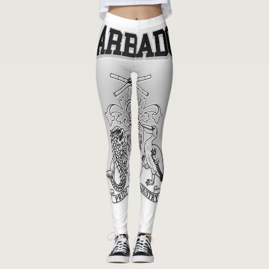 Barbados-Wappen Leggings (Vorderseite)