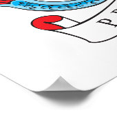 Barbados-Wappen Poster (Ecke)