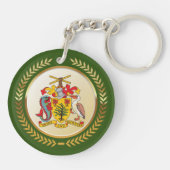 Barbados-Wappen Schlüsselanhänger (Rückseite)