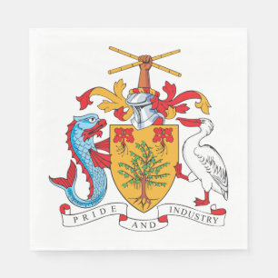 Barbados-Wappen Serviette