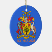 Barbados-Wappen und Fahne Weihnachtsschmuck (Rechts)