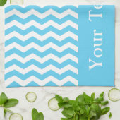 Barbaods Surf Wave Zickzack anpassbar Handtuch (Gefaltet)