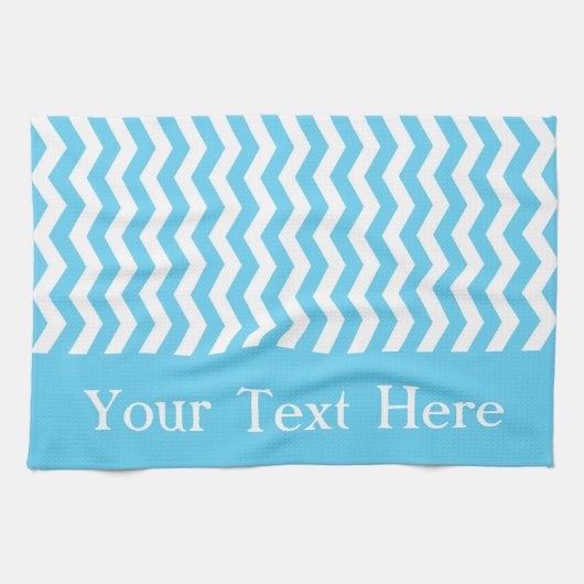 Barbaods Surf Wave Zickzack anpassbar Handtuch (Horizontal)