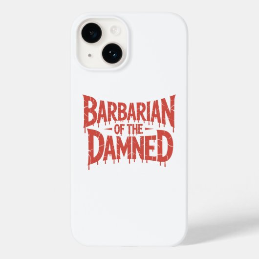 Barbar des gotischen Horrors der Verdammten Case-Mate iPhone Hülle (Rückseite)