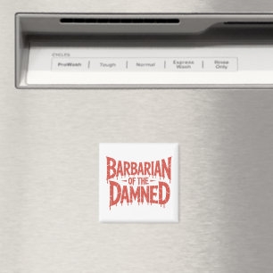 Barbar des gotischen Horrors der Verdammten Magnet