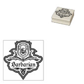 Barbar Gummistempel (Stempel)