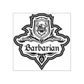 Barbar Gummistempel (Prägung)