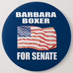 BARBARA BOXER FÜR SENAT BUTTON