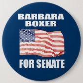 BARBARA BOXER ZUM SENDEN BUTTON (Vorderseite)
