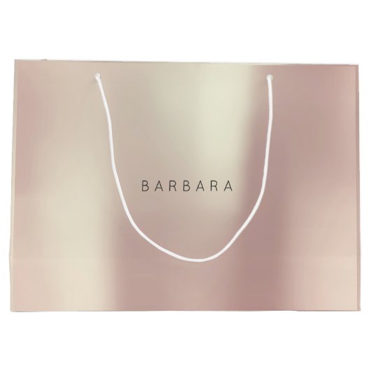 BARBARA Gold Blush Präzisionsgeschenk Große Geschenktüte (Rückseite)