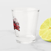Barbara Heart Splash Graffiti Schnapsglas (Rechts)