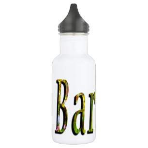 Barbara, Logo für Mädchennamen, Edelstahlflasche