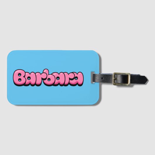 Barbara Luggage Tag Gepäckanhänger (Vorderseite (Horizontal))