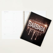Barbara Name Rose Gold Diamant Triefender Glitter Planer (Anzeige)