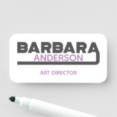 Barbara Name Tag Namensschild (Beispiel)