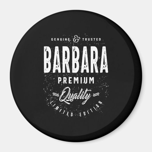 Barbara Personalisiert Name Birthday Gift Magnet (Vorne)