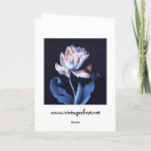 Barbara Regina Dietzsch: Papageien-Tulpe Karte (Rückseite)