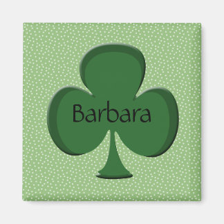 Barbara Shamrock Magnet