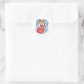 Barbara Strozzi Runder Aufkleber (Tasche)