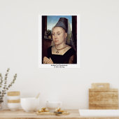 Barbara Van Vlaendenbergh von Hans Memling Poster (Küche)