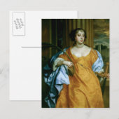 Barbara Villiers Duchess von Cleveland Postkarte (Vorne/Hinten)