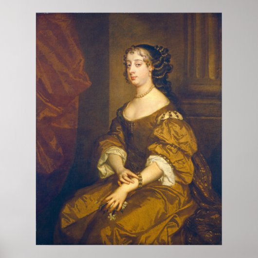 Barbara Villiers - Sir Peter Lely Fine Art Poster (Vorne)