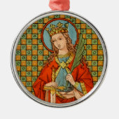 Barbara von Nicomedia (JP 01) Ornament Aus Metall (Vorne)