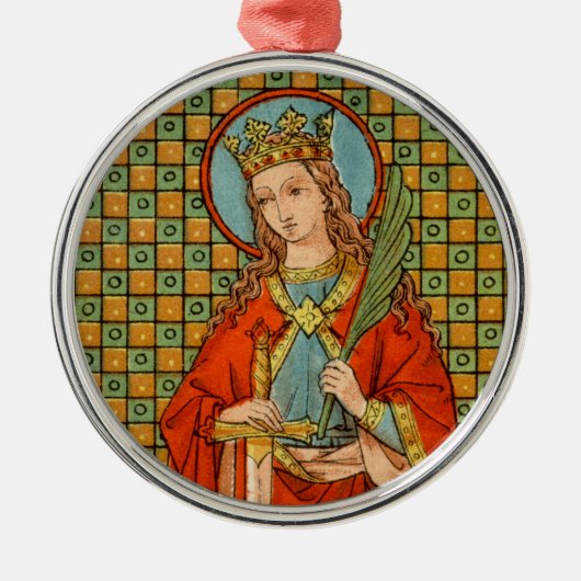 Barbara von Nicomedia (JP 01) Ornament Aus Metall (Vorne)