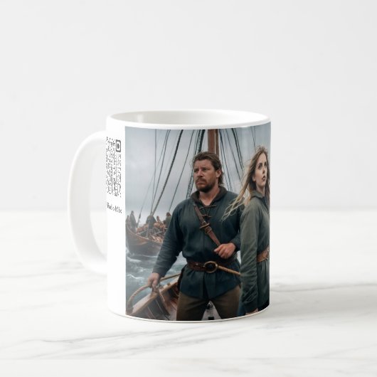 Barbarann DaVinci Tasse, 11 oz Kaffeetasse (Vorderseite Links)