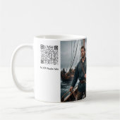 Barbarann DaVinci Tasse, 11 oz Kaffeetasse (Links)