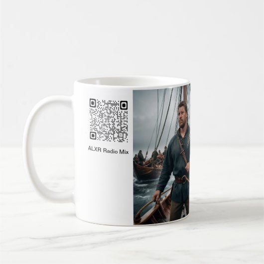 Barbarann DaVinci Tasse, 11 oz Kaffeetasse (Links)