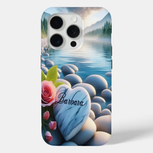 Barbaras Herz am Fluss Case-Mate iPhone Hülle (Rückseite)