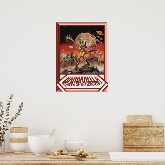Barbarella 1968 poster (Küche)